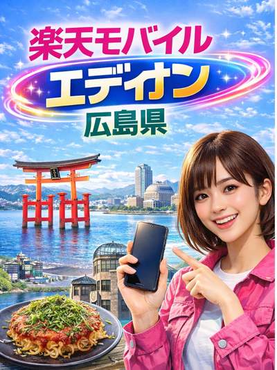 楽天モバイル エディオン 広島県
