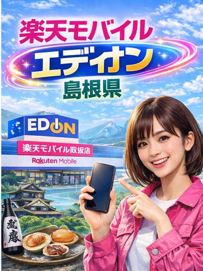 楽天モバイル エディオン 島根県
